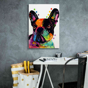 'French Bulldog' by Dean Russo, Giclee Canvas Wall Art,18x26