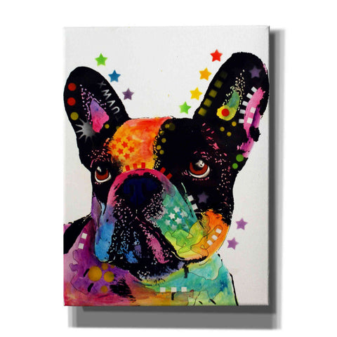 Image of 'French Bulldog' by Dean Russo, Giclee Canvas Wall Art