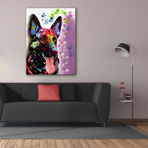 Image of 'German Shepherd 2' by Dean Russo, Giclee Canvas Wall Art,40x54