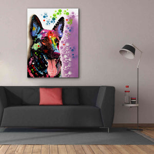 'German Shepherd 2' by Dean Russo, Giclee Canvas Wall Art,40x54