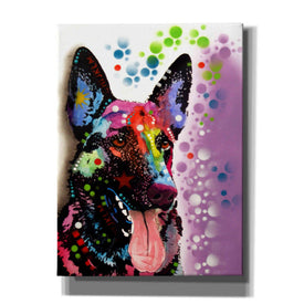 'German Shepherd 2' by Dean Russo, Giclee Canvas Wall Art