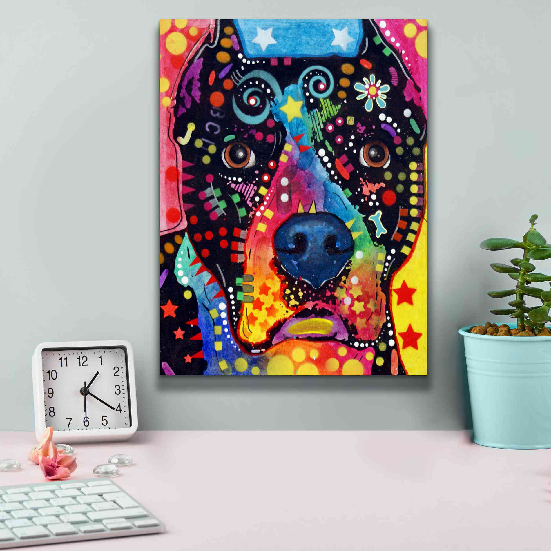 'Junior' by Dean Russo, Giclee Canvas Wall Art,12x16