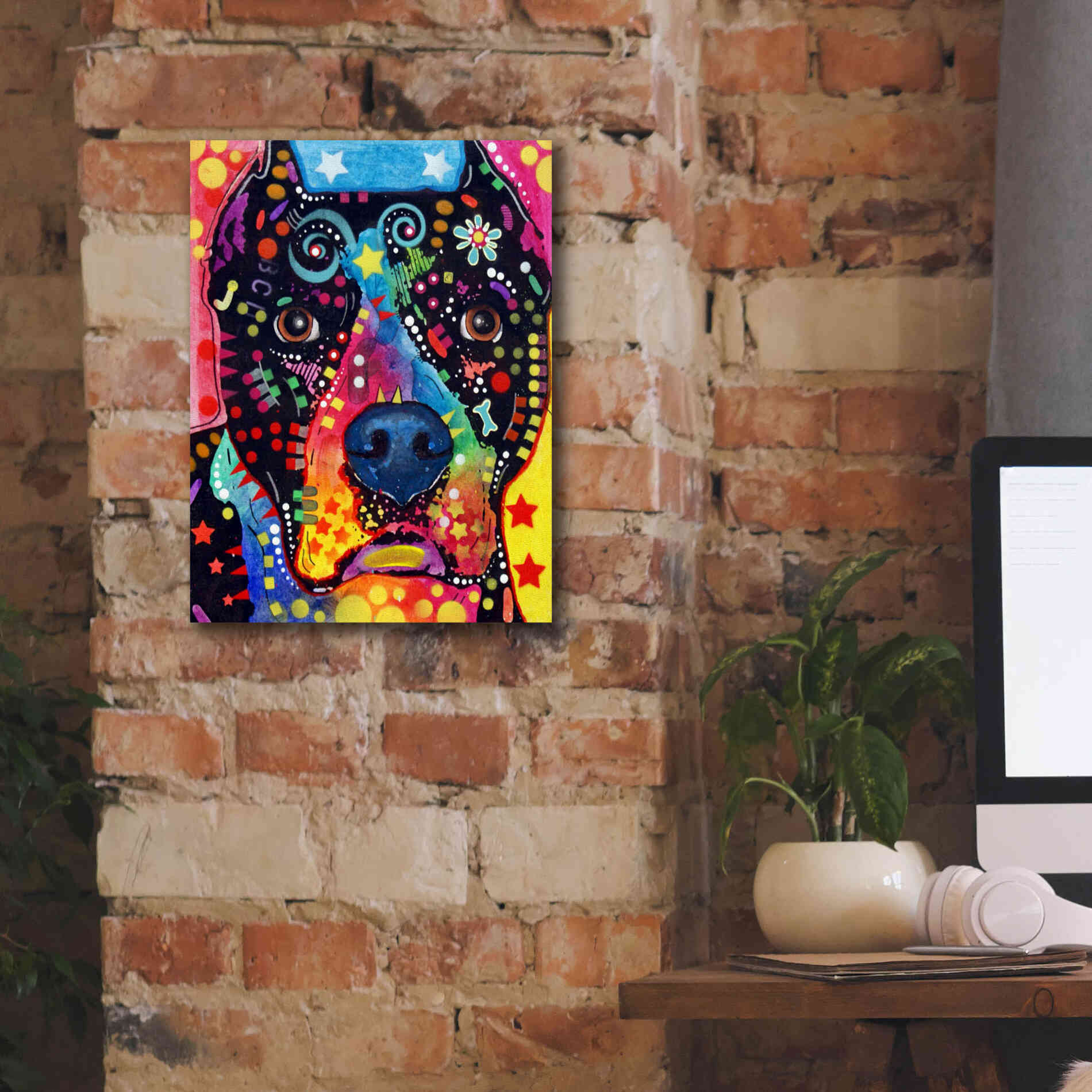 'Junior' by Dean Russo, Giclee Canvas Wall Art,12x16