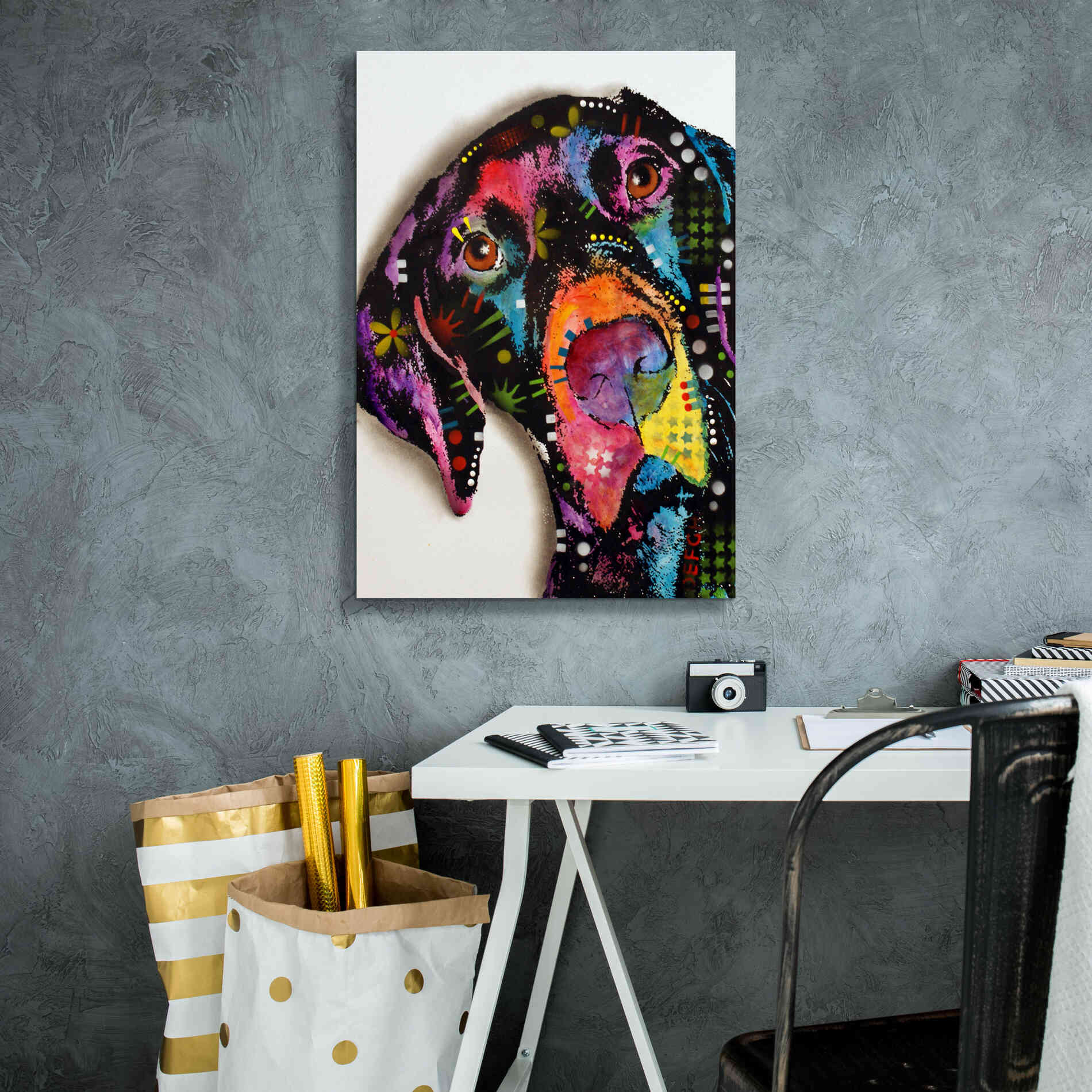 'Pointer' by Dean Russo, Giclee Canvas Wall Art,18x26