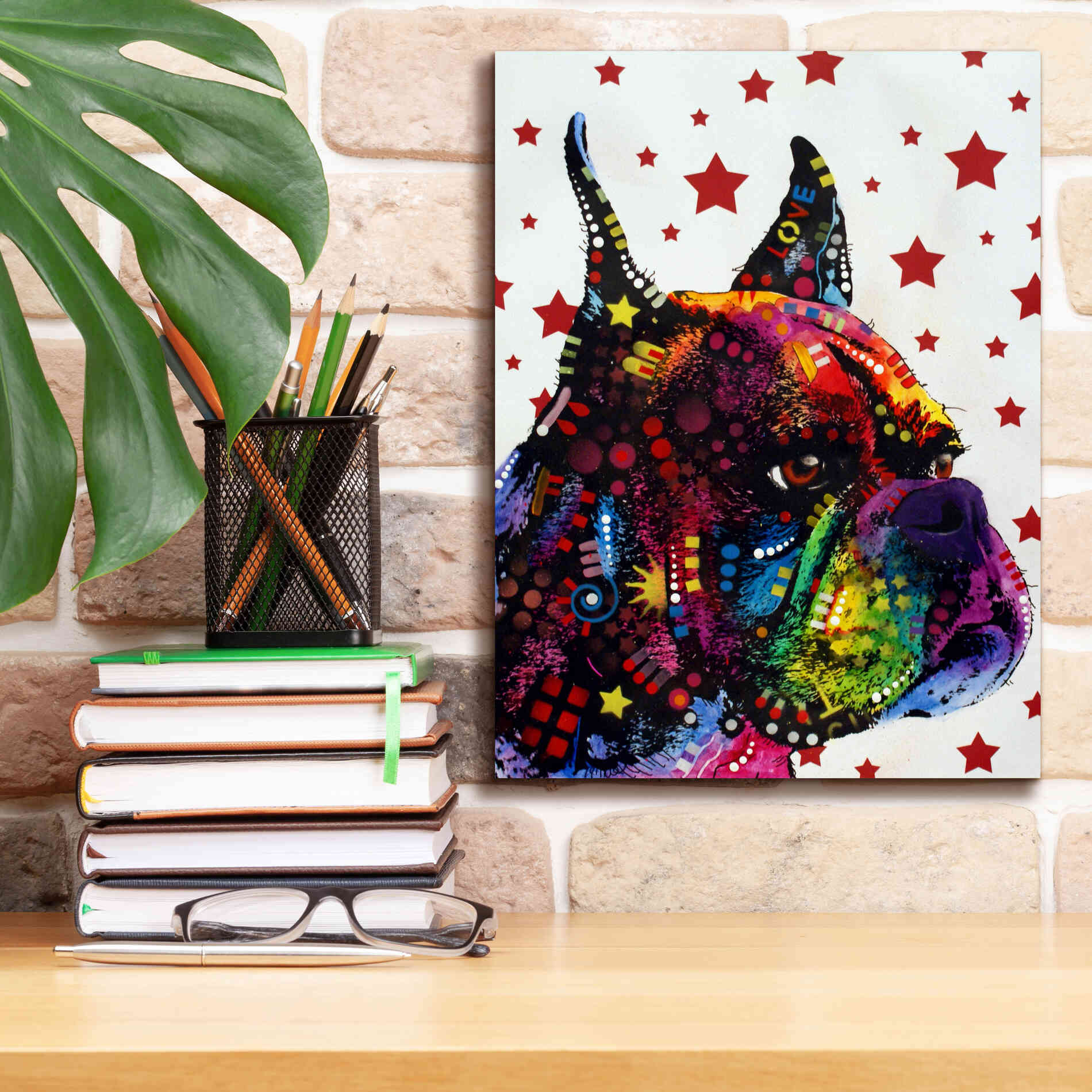 'Profile Boxer 2' by Dean Russo, Giclee Canvas Wall Art,12x16