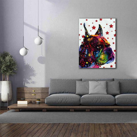 Image of 'Profile Boxer 2' by Dean Russo, Giclee Canvas Wall Art,40x54