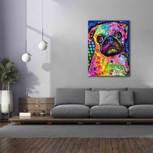 'Pug 2' by Dean Russo, Giclee Canvas Wall Art,40x54