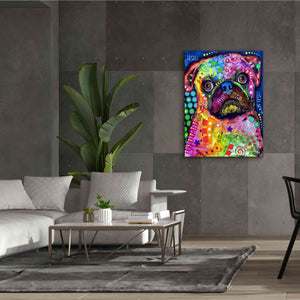 'Pug 2' by Dean Russo, Giclee Canvas Wall Art,40x54