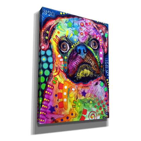 Image of 'Pug 2' by Dean Russo, Giclee Canvas Wall Art