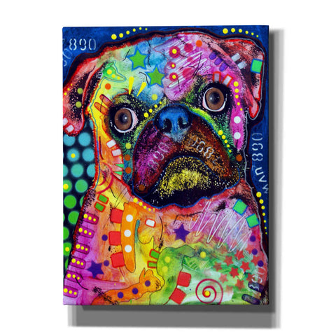 Image of 'Pug 2' by Dean Russo, Giclee Canvas Wall Art