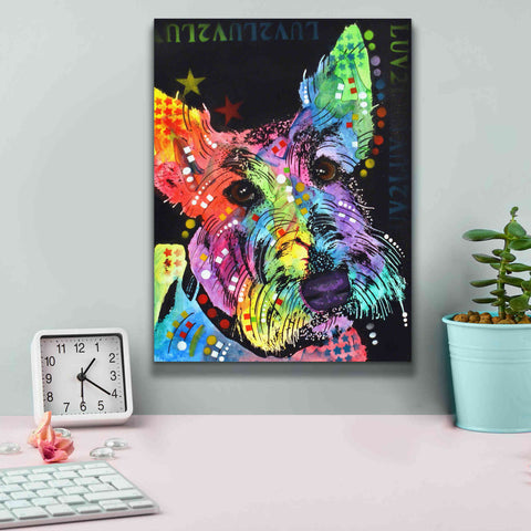 Image of 'Scottish Terrier' by Dean Russo, Giclee Canvas Wall Art,12x16