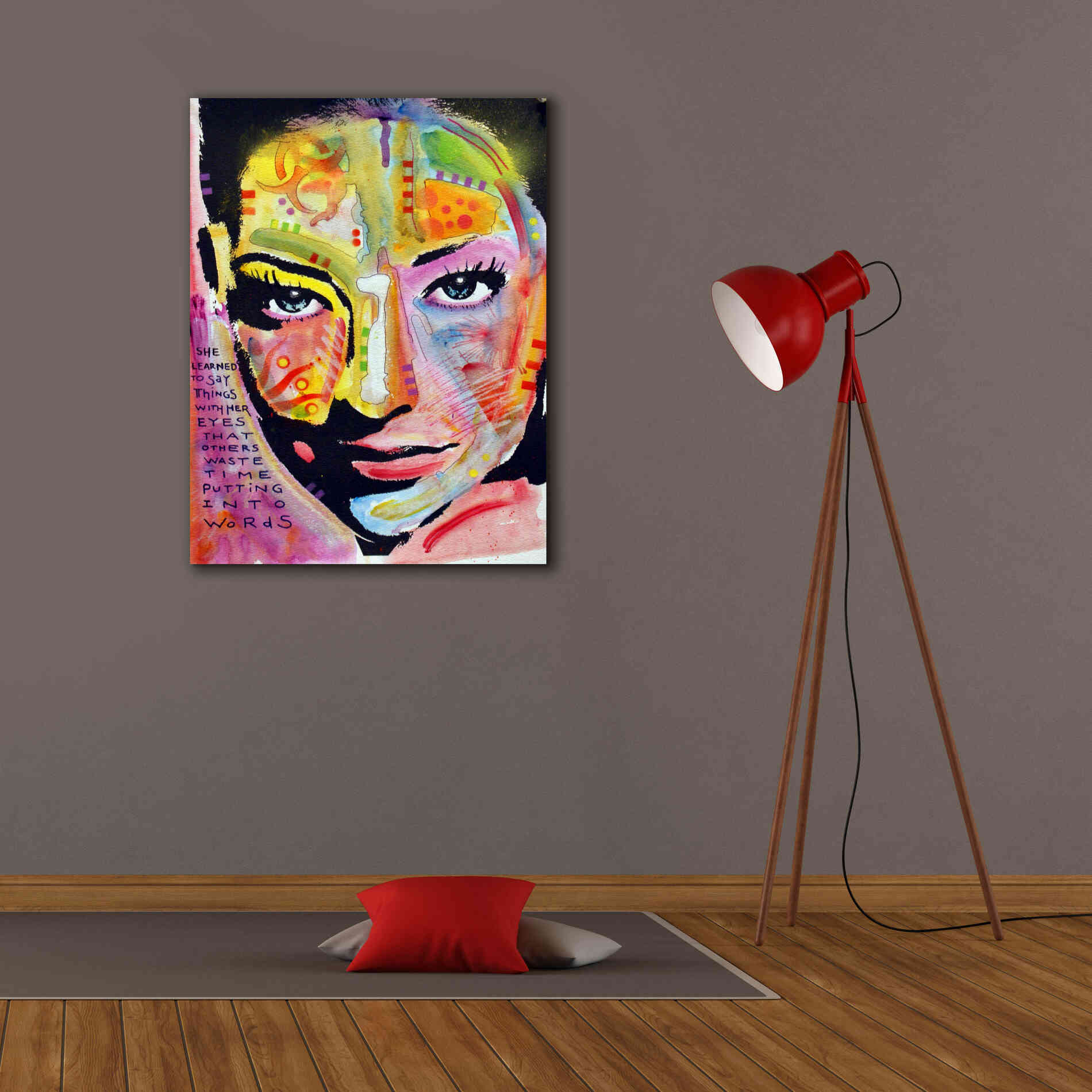 'She Learned To Say' by Dean Russo, Giclee Canvas Wall Art,26x34