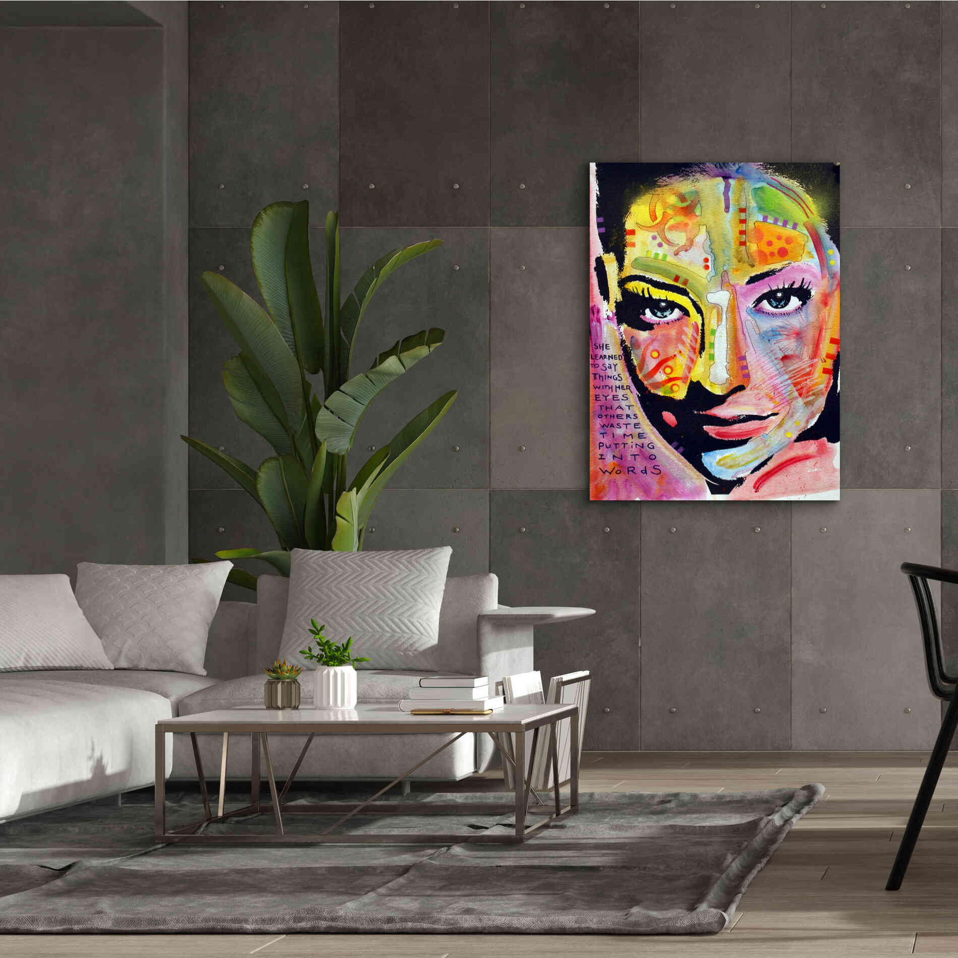 'She Learned To Say' by Dean Russo, Giclee Canvas Wall Art,40x54