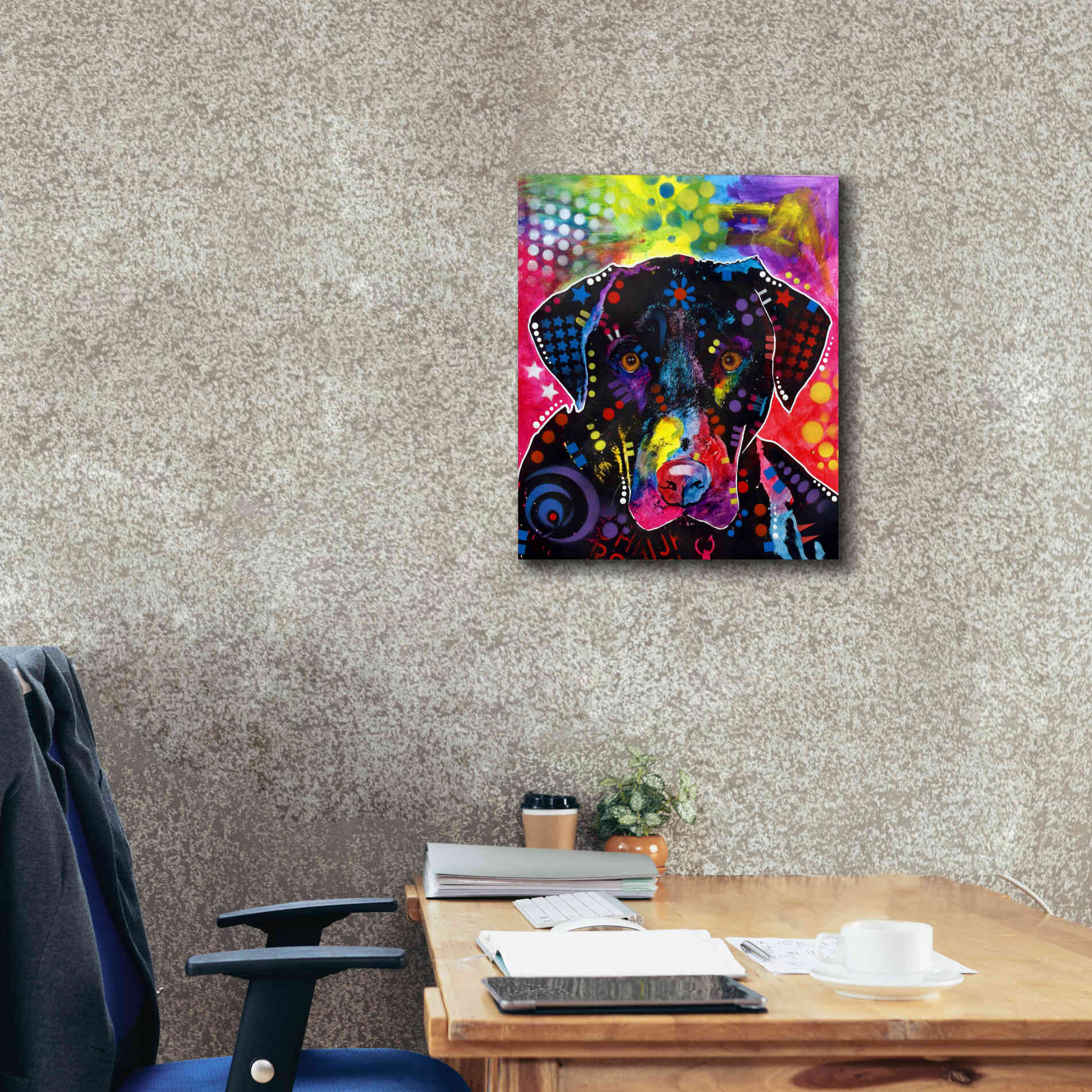 'The Labrador' by Dean Russo, Giclee Canvas Wall Art,20x24