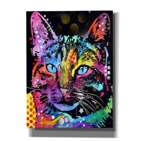 Image of 'Thoughtful Cat' by Dean Russo, Giclee Canvas Wall Art