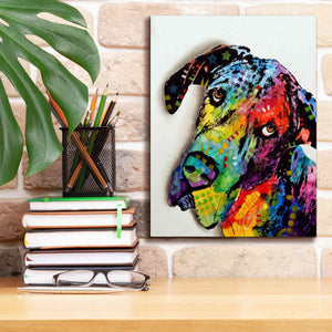 'Tilted Dane' by Dean Russo, Giclee Canvas Wall Art,12x16