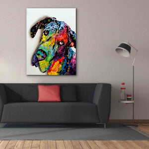 'Tilted Dane' by Dean Russo, Giclee Canvas Wall Art,40x54