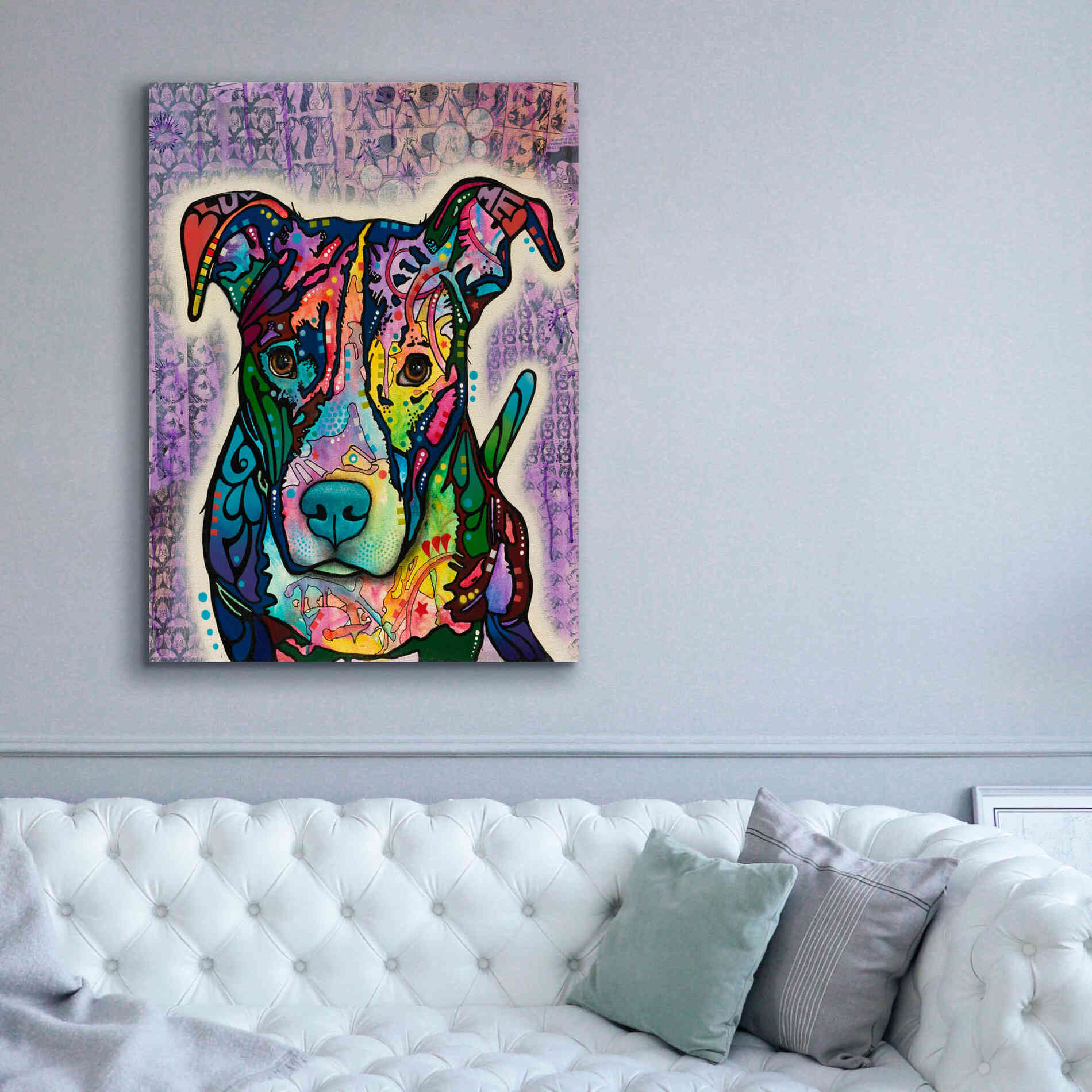 'Luv Me' by Dean Russo, Giclee Canvas Wall Art,40x54