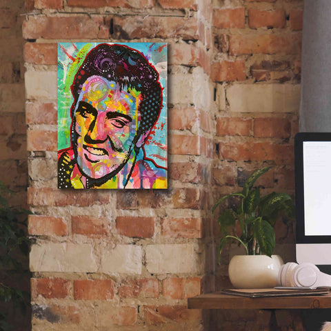 Image of 'Elvis' by Dean Russo, Giclee Canvas Wall Art,12x16