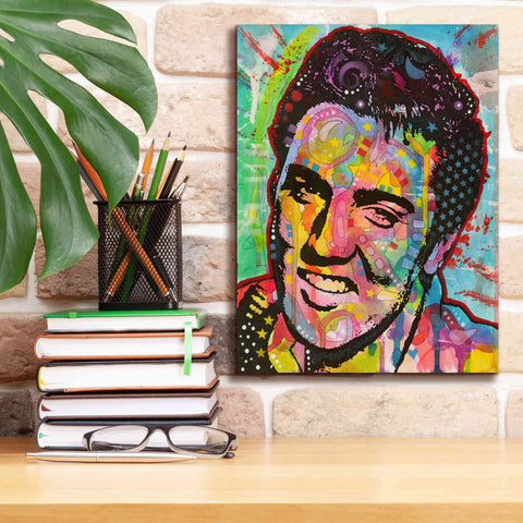 Image of 'Elvis' by Dean Russo, Giclee Canvas Wall Art,12x16
