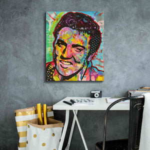 'Elvis' by Dean Russo, Giclee Canvas Wall Art,20x24