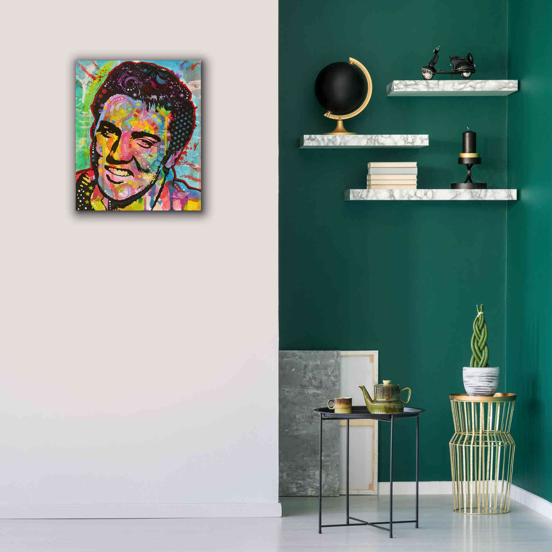 'Elvis' by Dean Russo, Giclee Canvas Wall Art,20x24