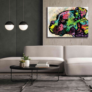 'Profile Boxer Deco' by Dean Russo, Giclee Canvas Wall Art,54x40