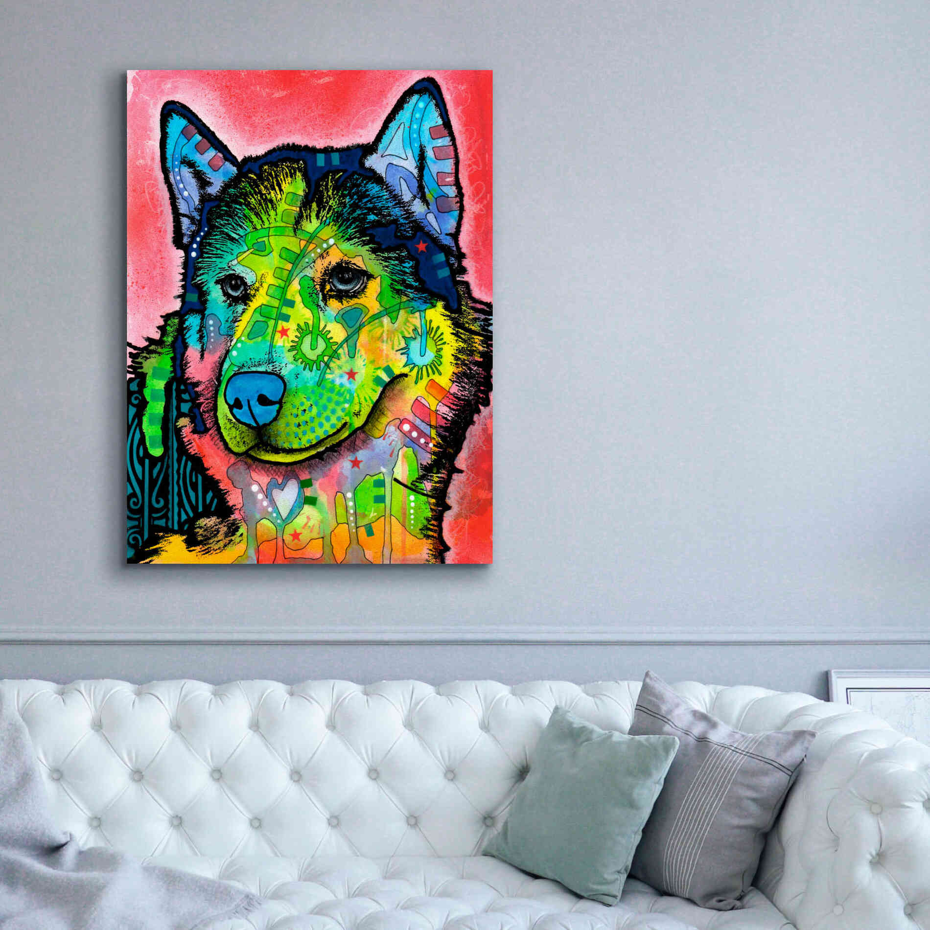 'Siberian Front' by Dean Russo, Giclee Canvas Wall Art,40x54