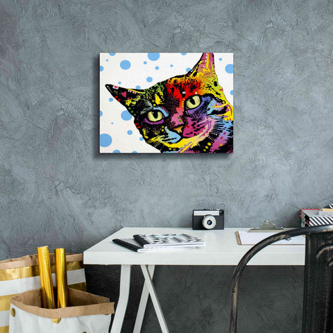 Image of 'The Pop Cat' by Dean Russo, Giclee Canvas Wall Art,16x12