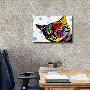 'The Pop Cat' by Dean Russo, Giclee Canvas Wall Art,24x20