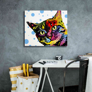'The Pop Cat' by Dean Russo, Giclee Canvas Wall Art,24x20