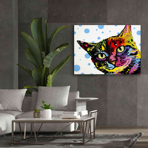 'The Pop Cat' by Dean Russo, Giclee Canvas Wall Art,54x40