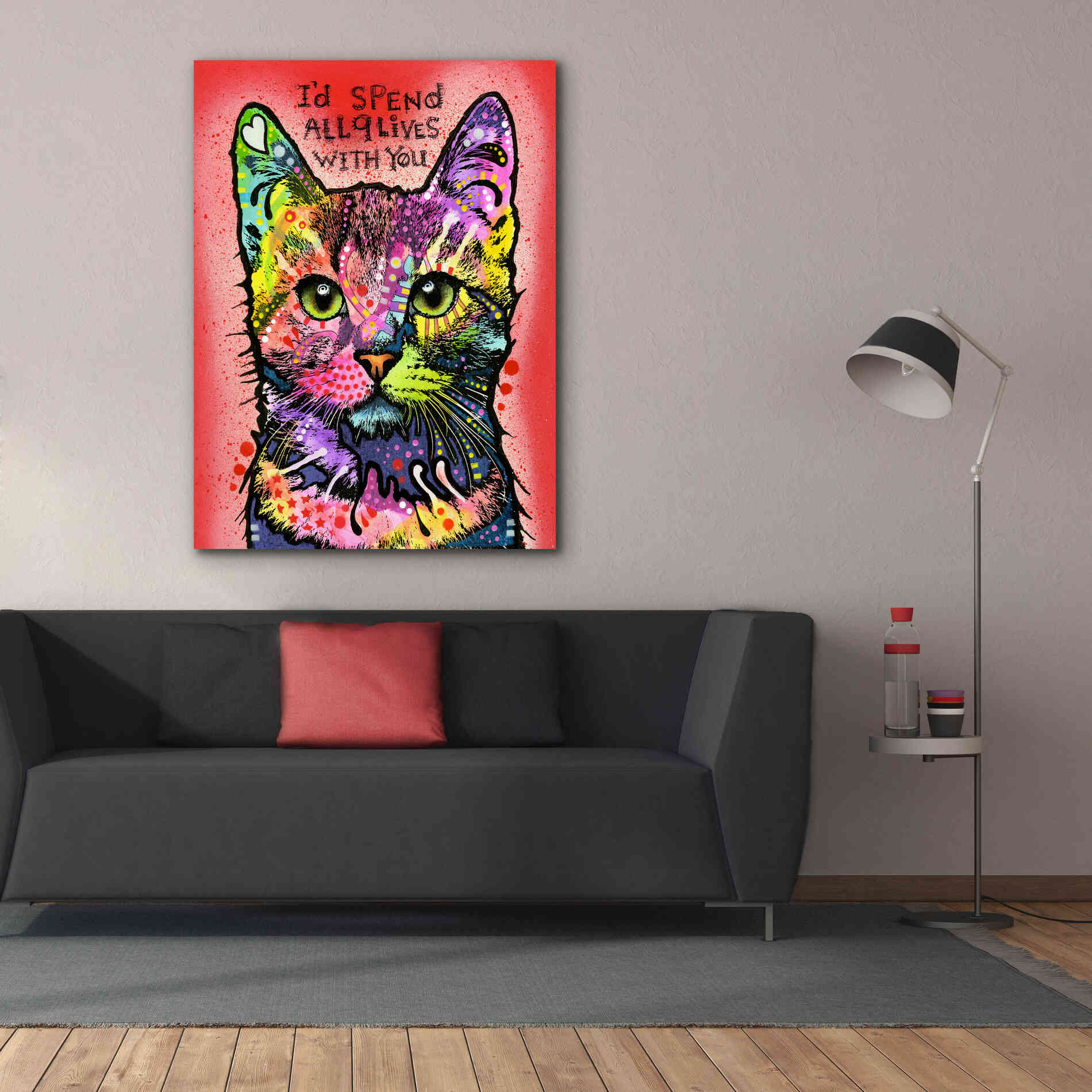 '9 Lives' by Dean Russo, Giclee Canvas Wall Art,40x54