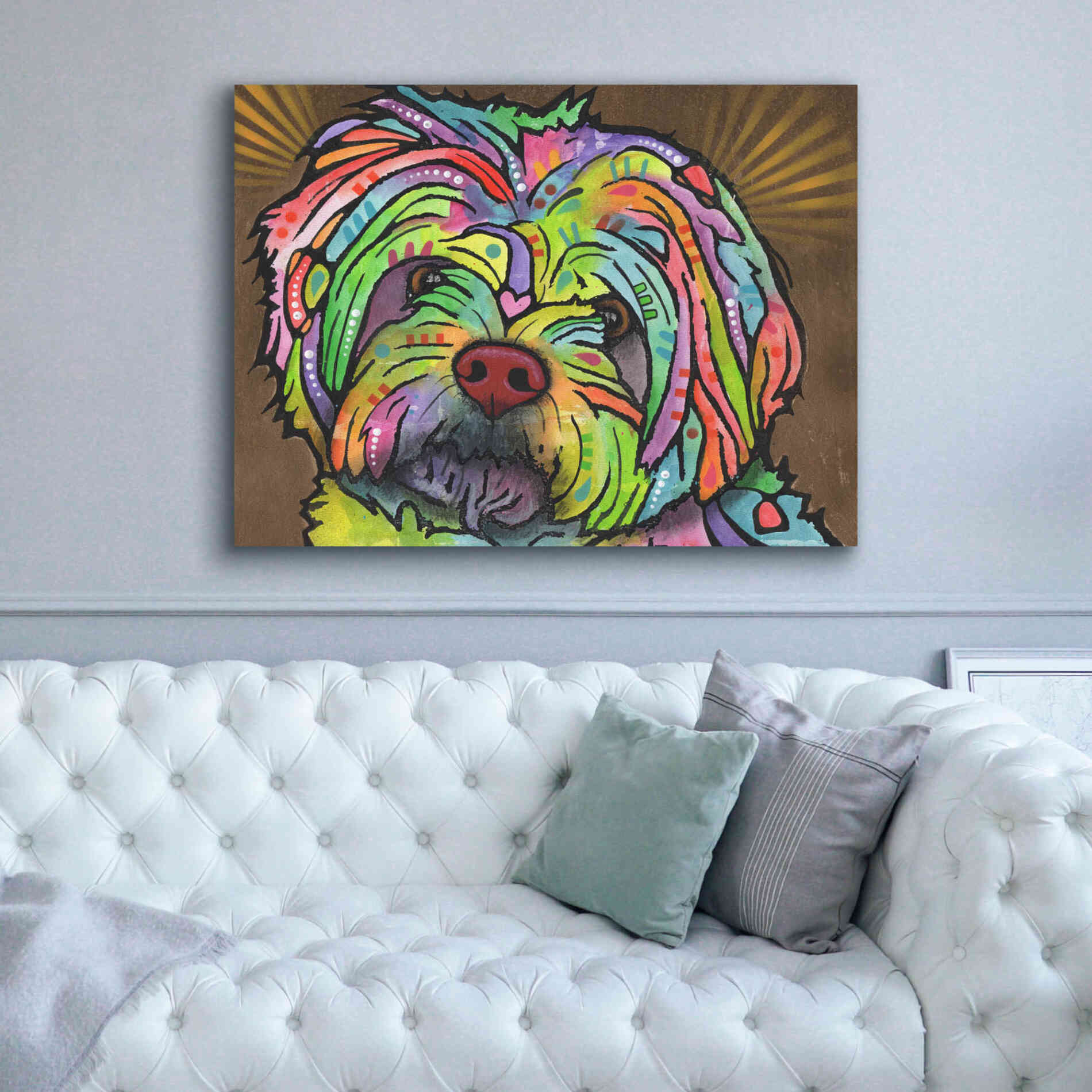 'Amy' by Dean Russo, Giclee Canvas Wall Art,54x40