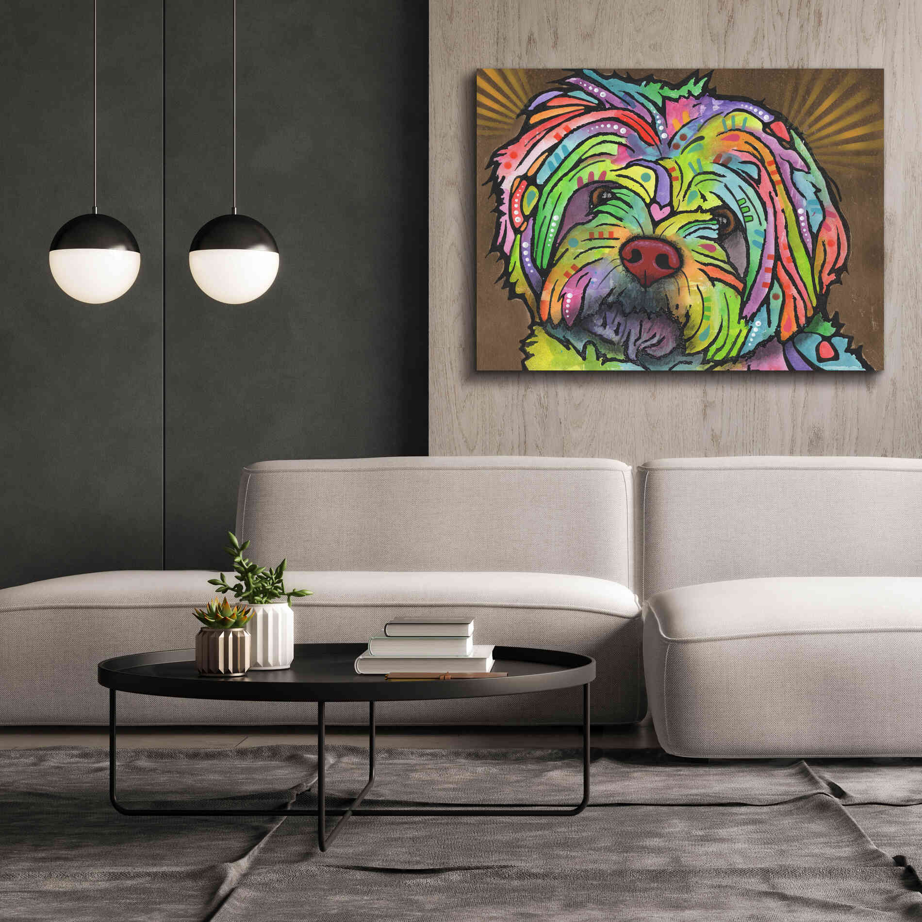 'Amy' by Dean Russo, Giclee Canvas Wall Art,54x40