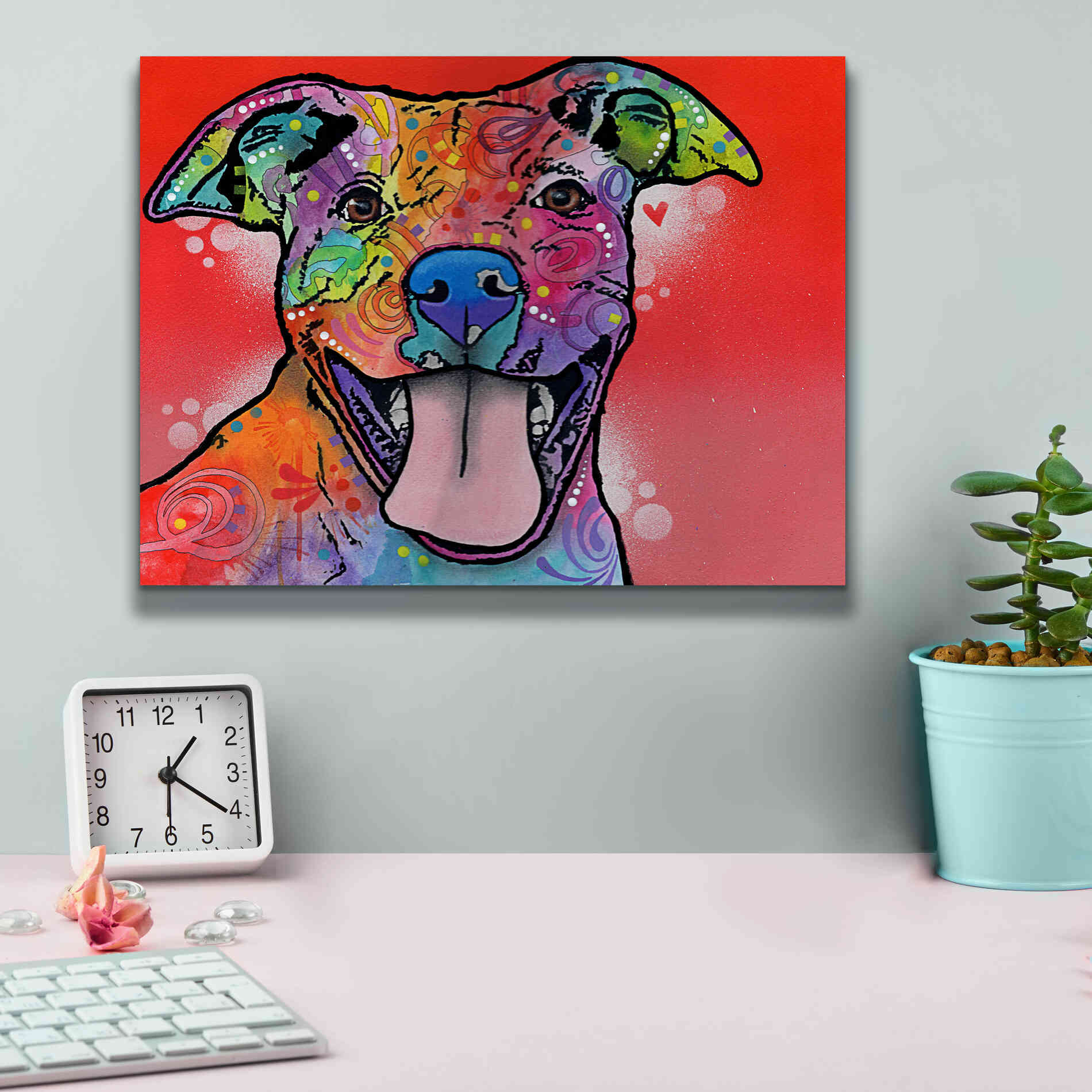 'Atticus' by Dean Russo, Giclee Canvas Wall Art,16x12