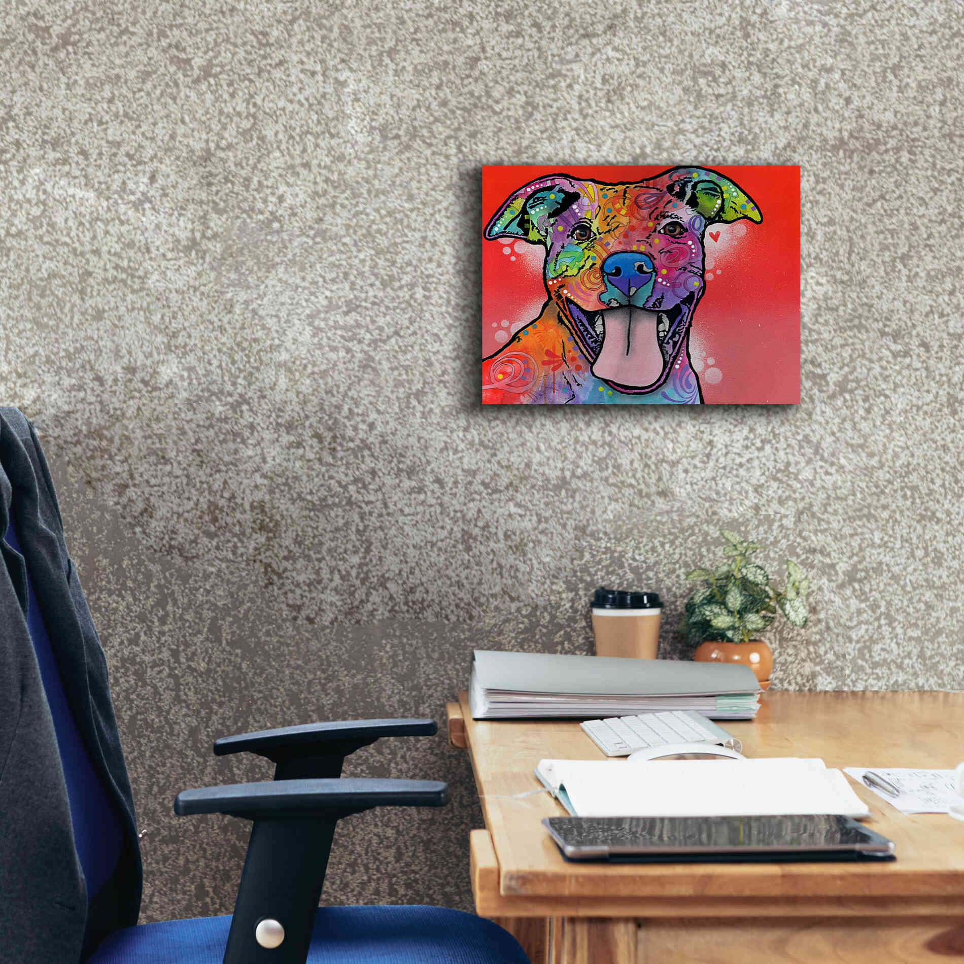 'Atticus' by Dean Russo, Giclee Canvas Wall Art,16x12