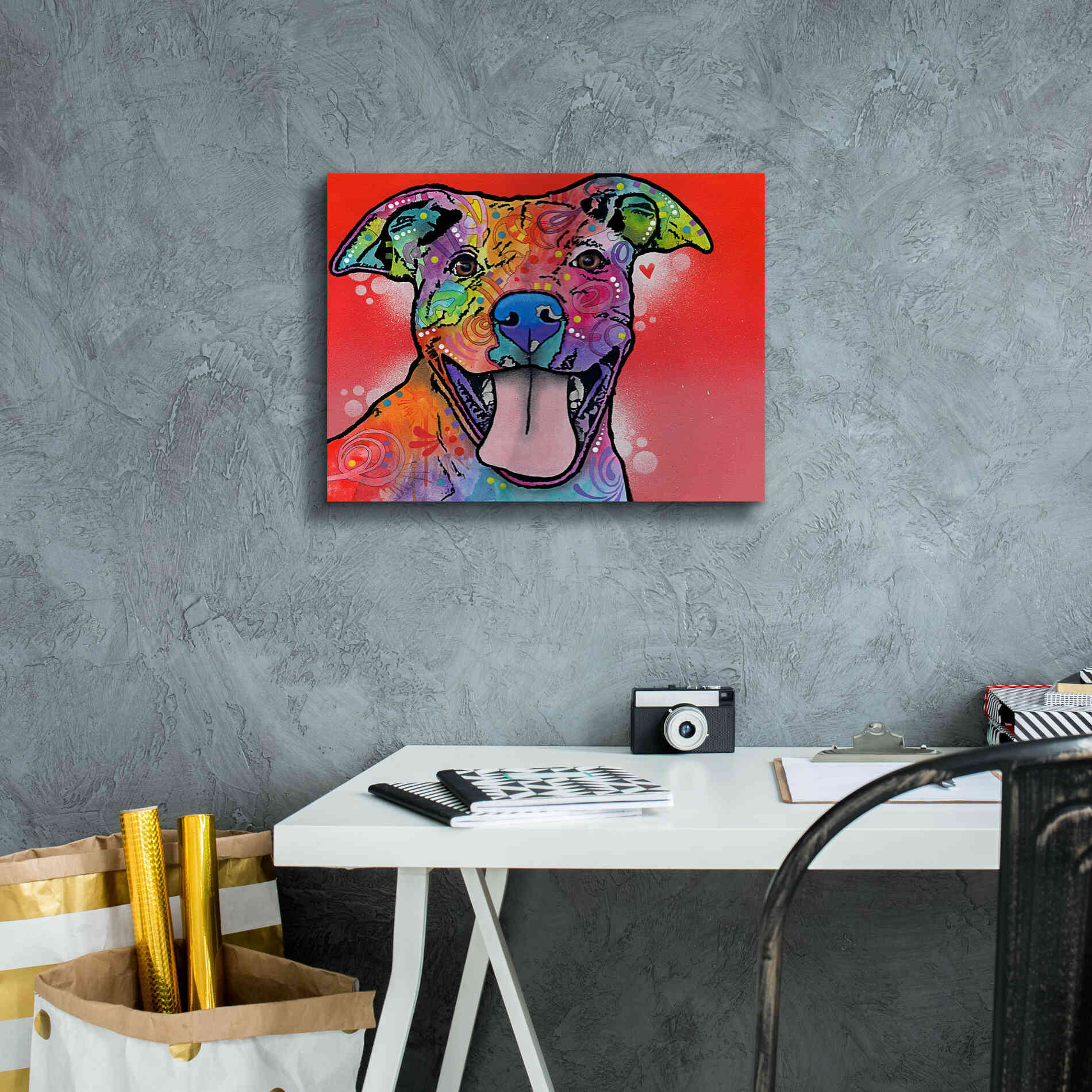 'Atticus' by Dean Russo, Giclee Canvas Wall Art,16x12