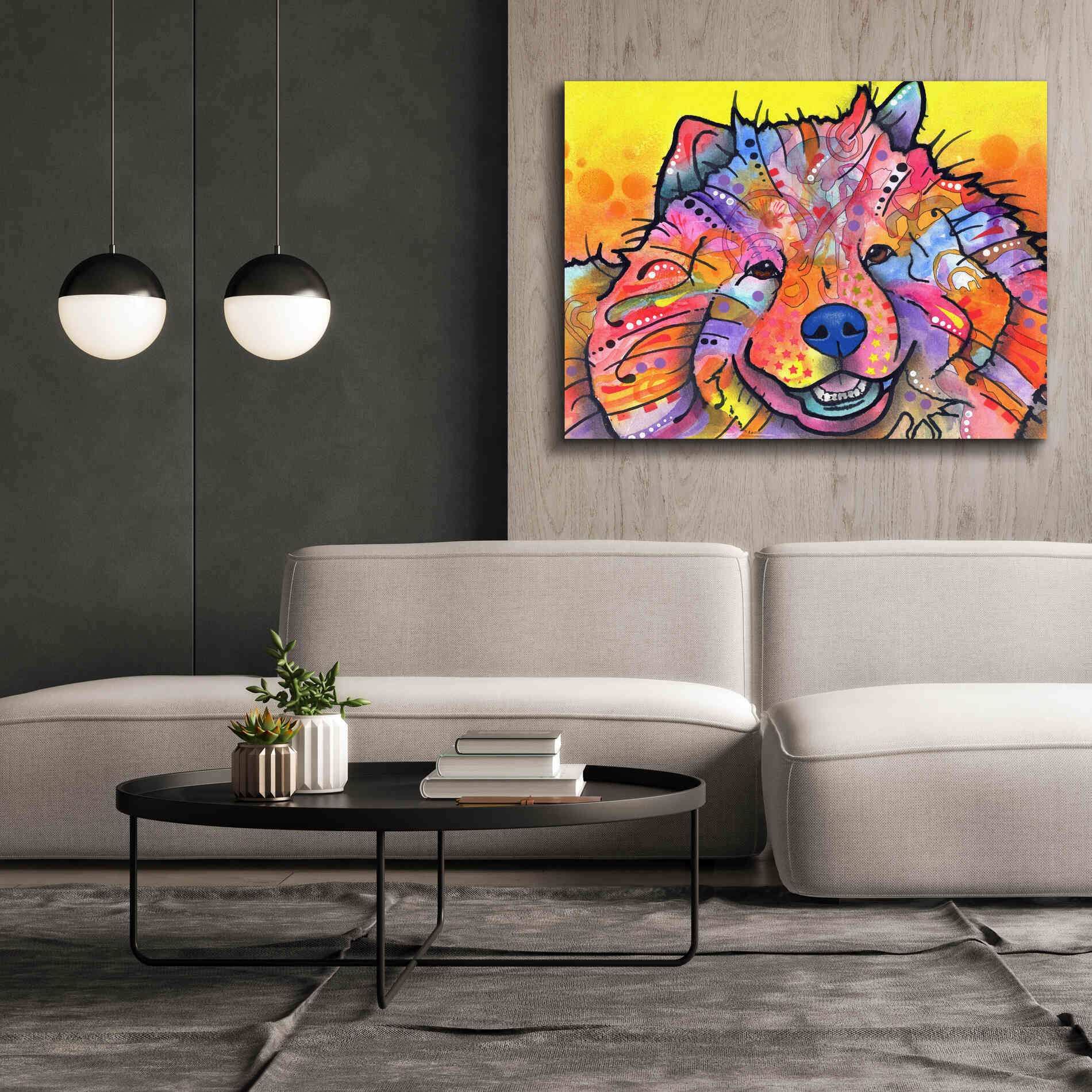 'Benzi' by Dean Russo, Giclee Canvas Wall Art,54x40