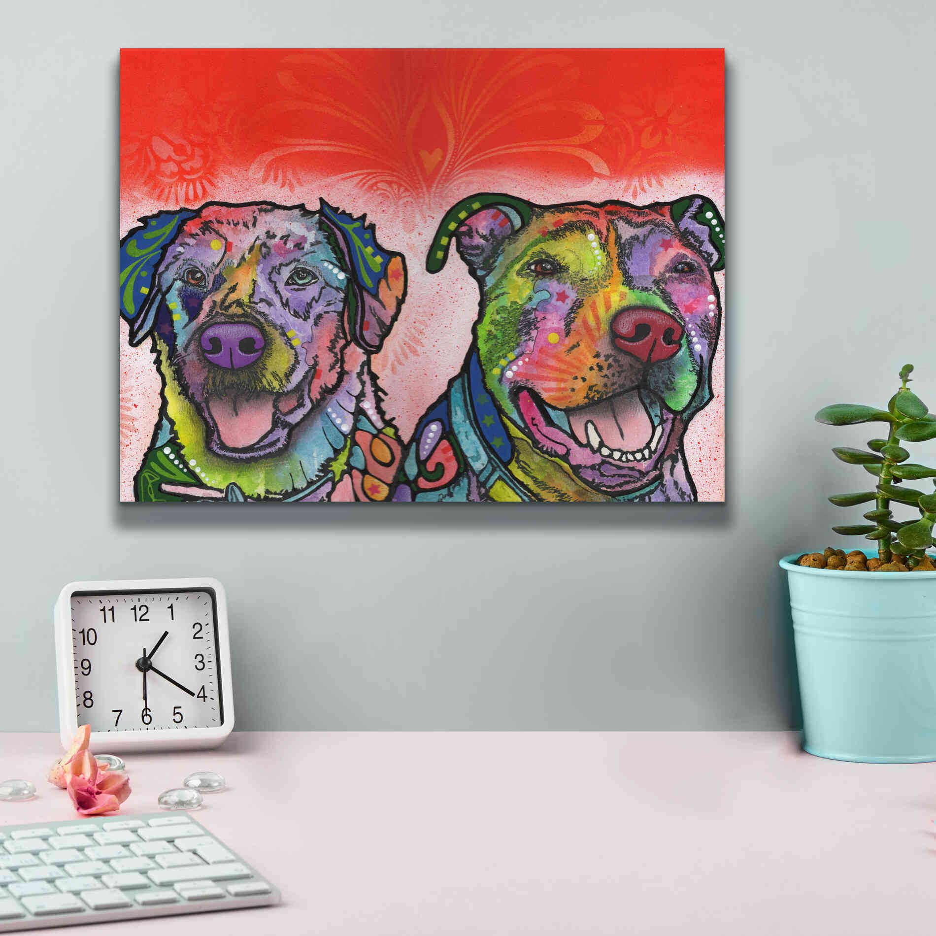 'Bonner Brinson' by Dean Russo, Giclee Canvas Wall Art,16x12