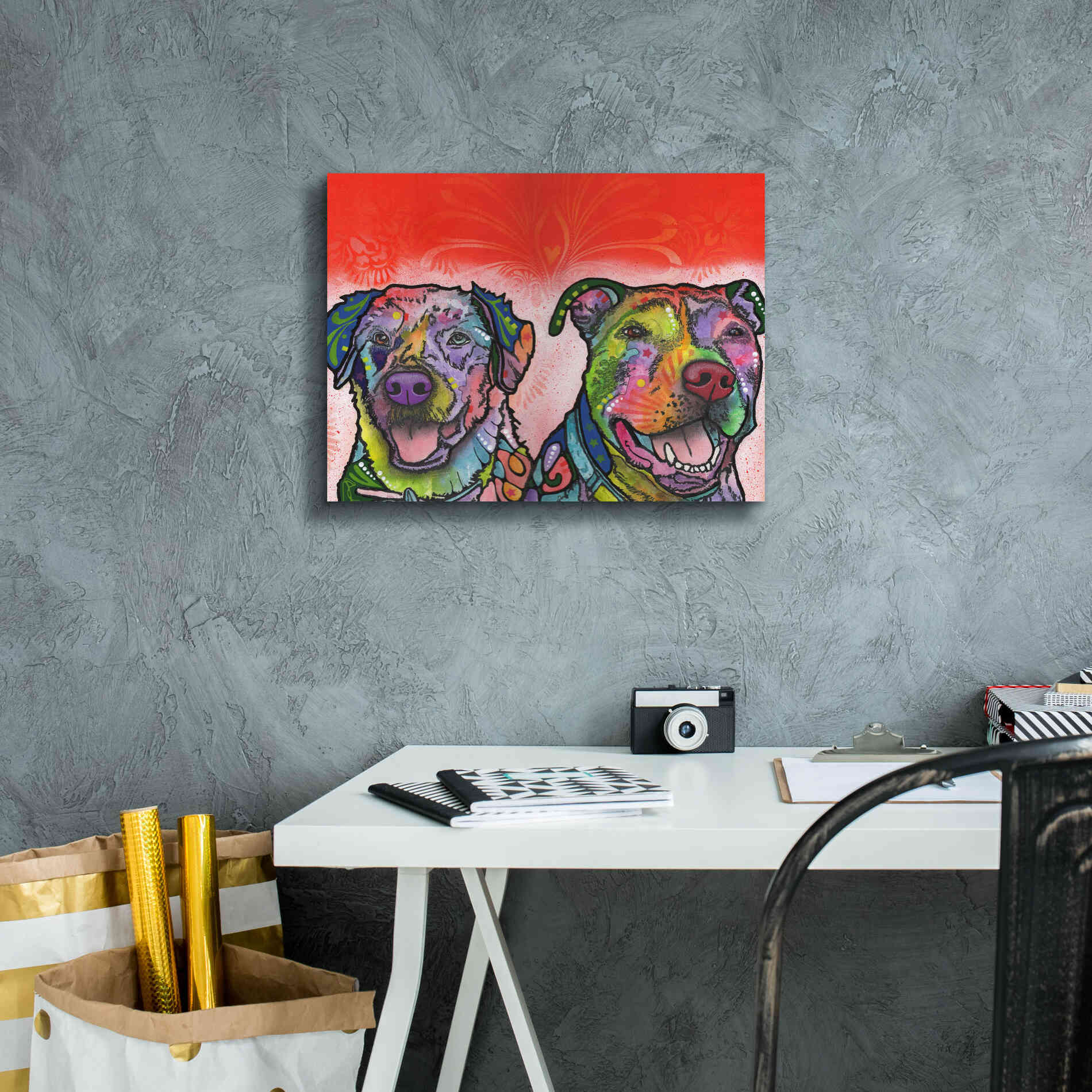 'Bonner Brinson' by Dean Russo, Giclee Canvas Wall Art,16x12