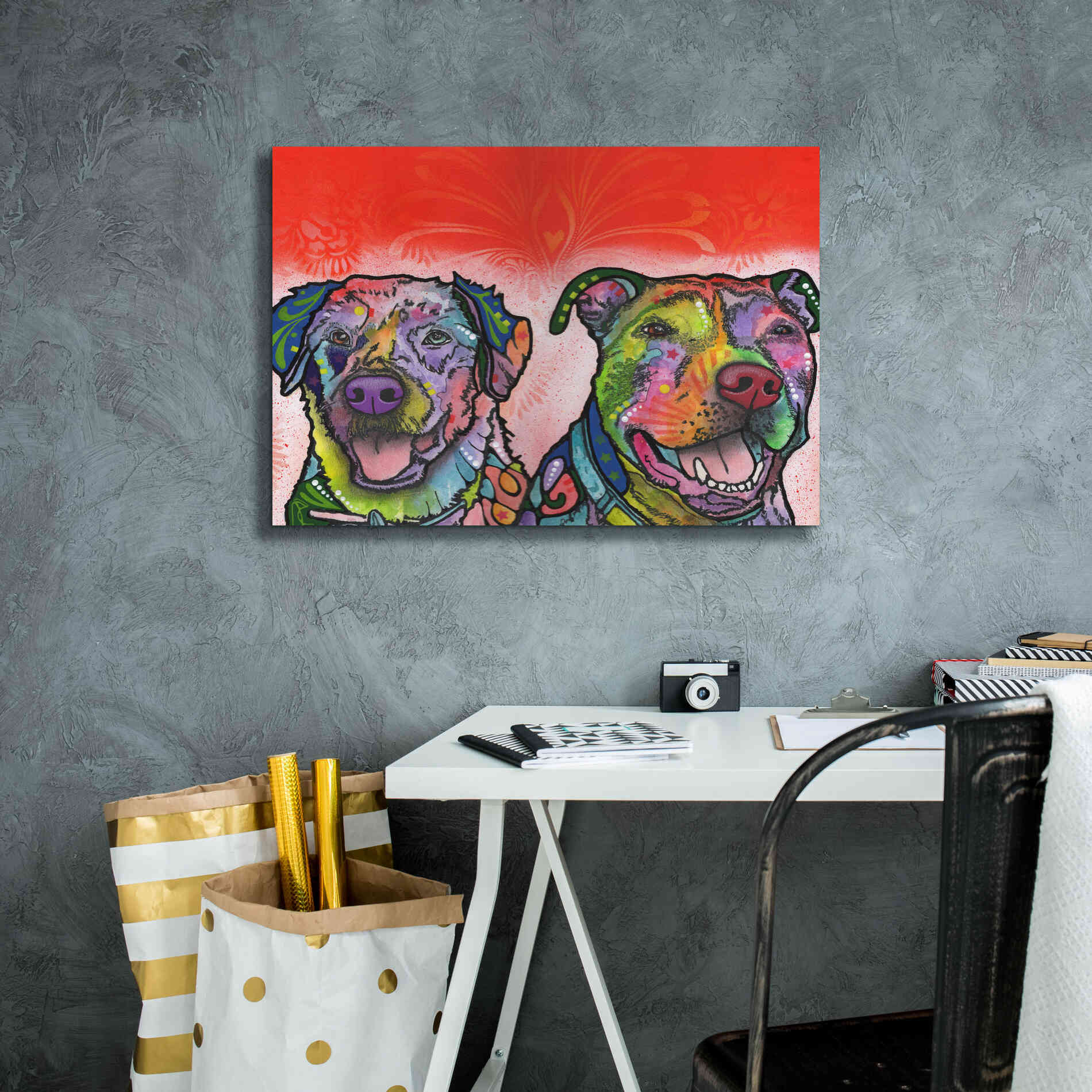 'Bonner Brinson' by Dean Russo, Giclee Canvas Wall Art,26x18