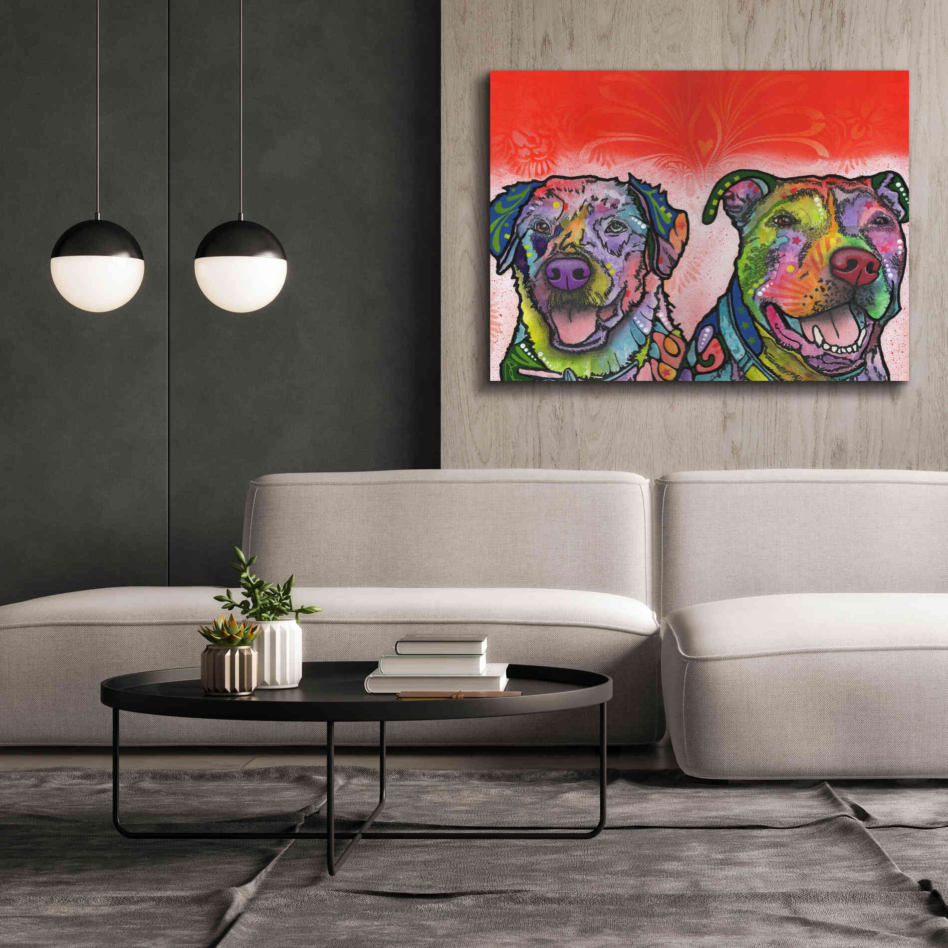 'Bonner Brinson' by Dean Russo, Giclee Canvas Wall Art,54x40