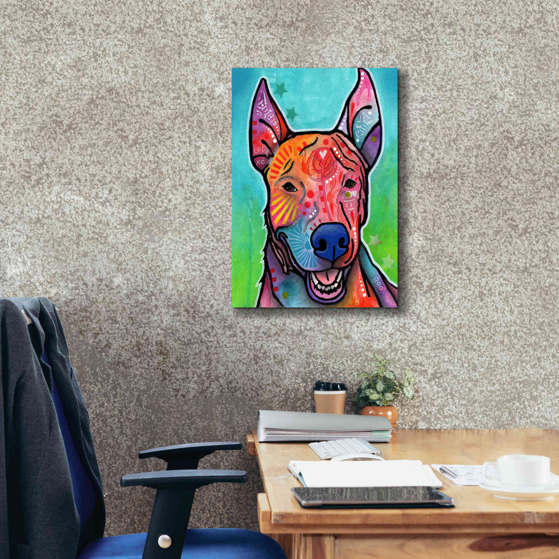 'Boo' by Dean Russo, Giclee Canvas Wall Art,18x26