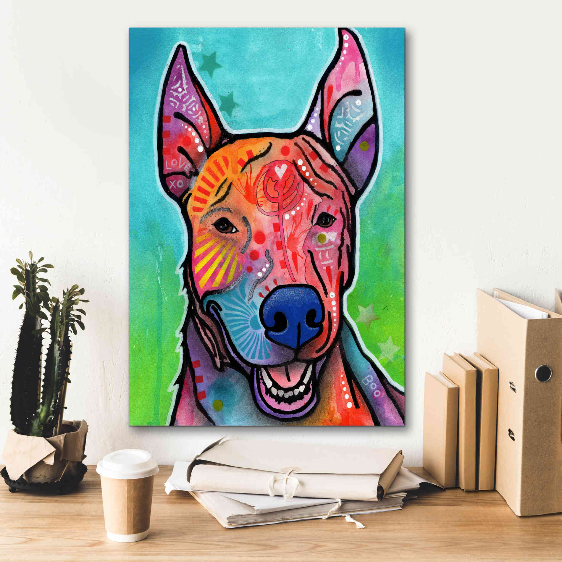 'Boo' by Dean Russo, Giclee Canvas Wall Art,18x26