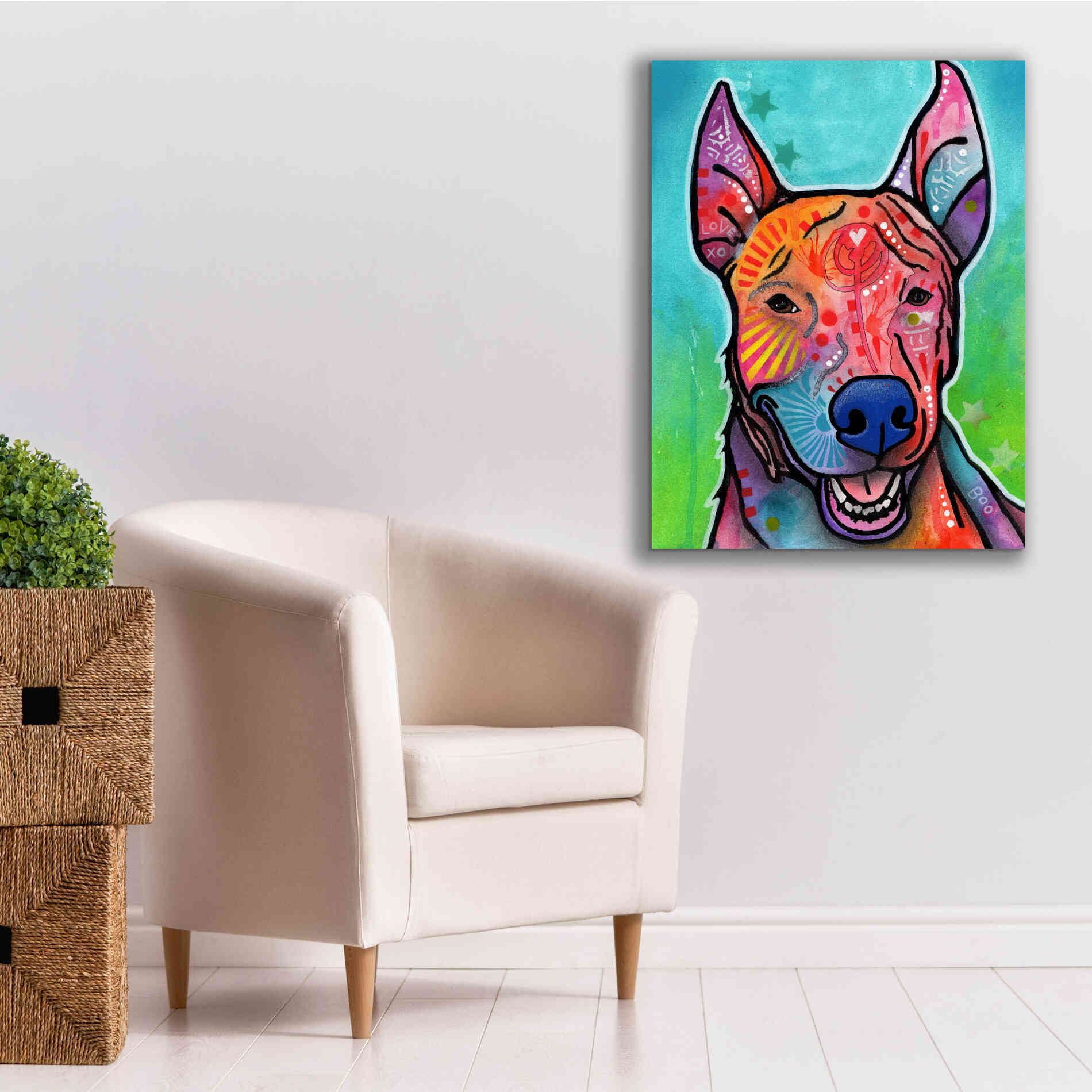 'Boo' by Dean Russo, Giclee Canvas Wall Art,26x34