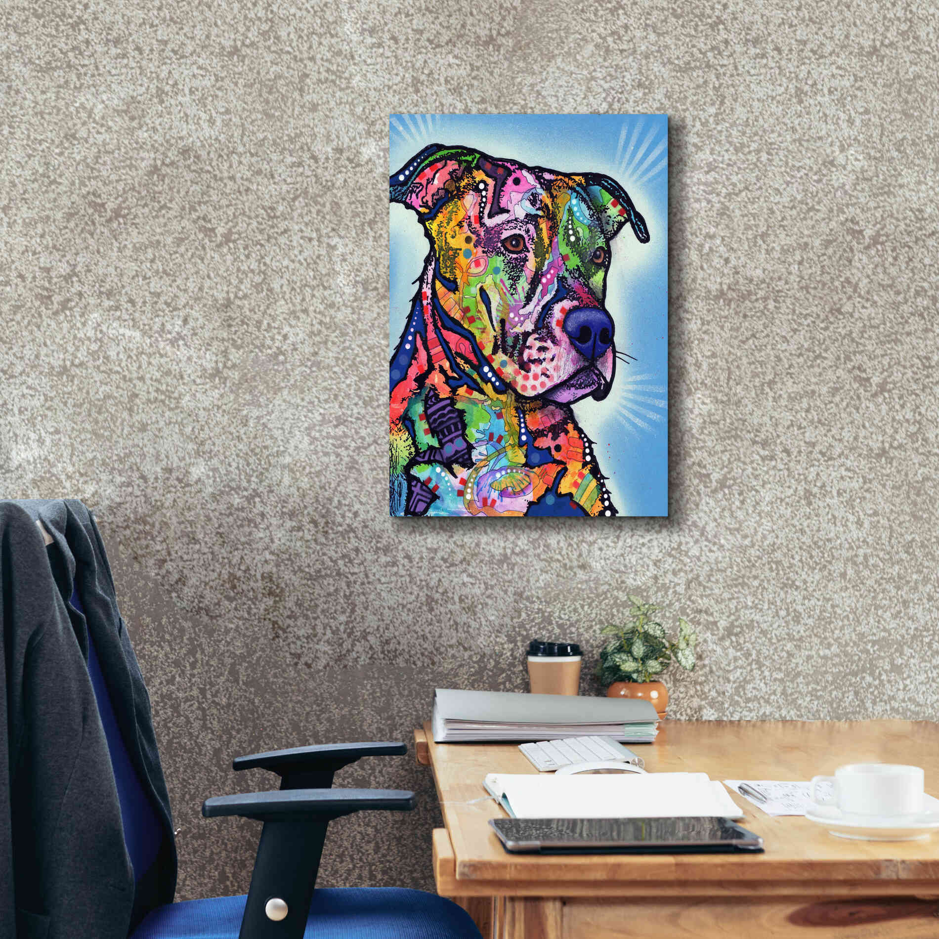 'Deacon' by Dean Russo, Giclee Canvas Wall Art,18x26