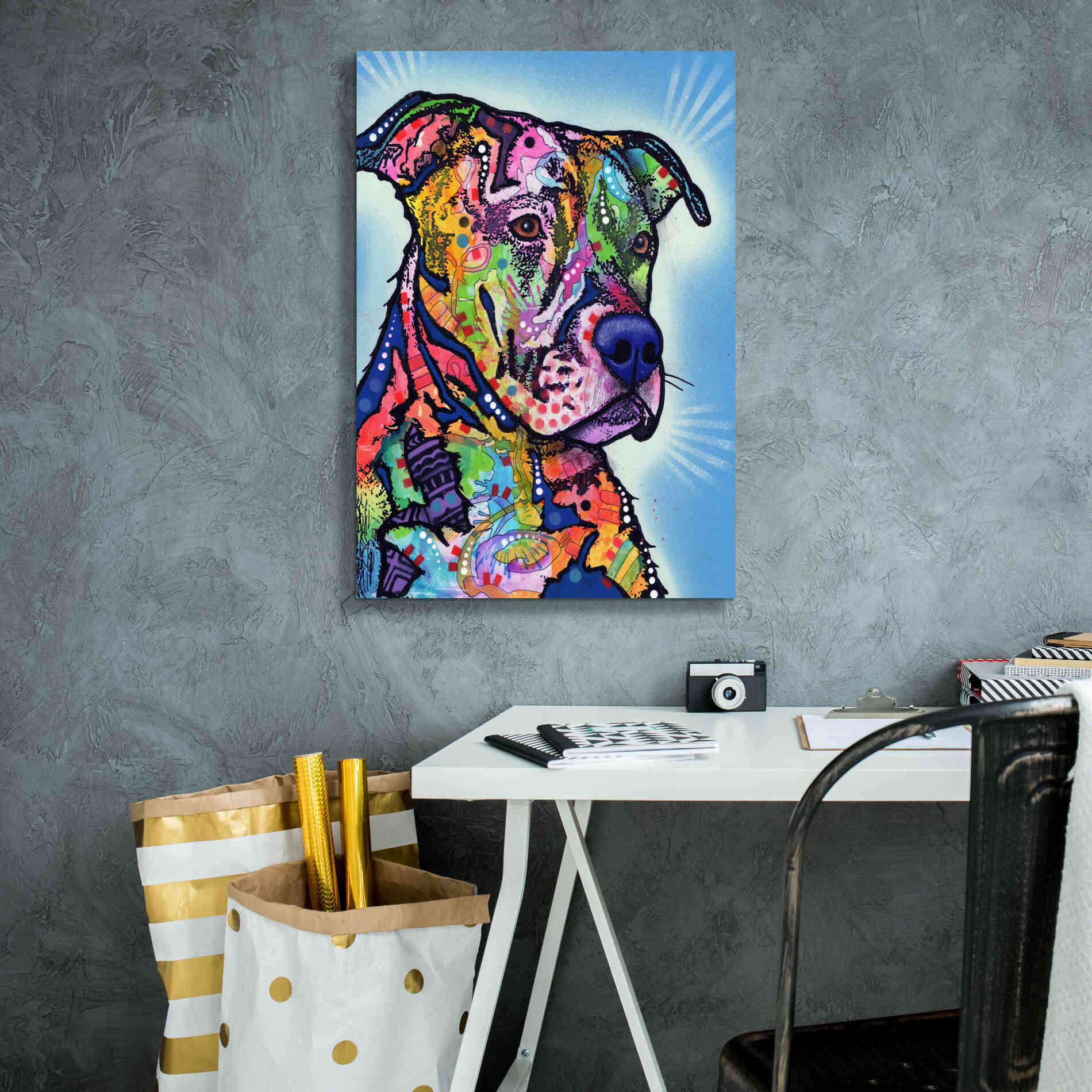 'Deacon' by Dean Russo, Giclee Canvas Wall Art,18x26