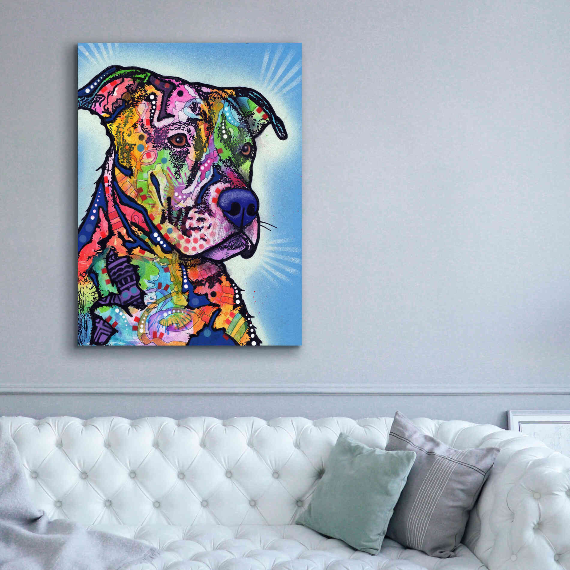 'Deacon' by Dean Russo, Giclee Canvas Wall Art,40x54