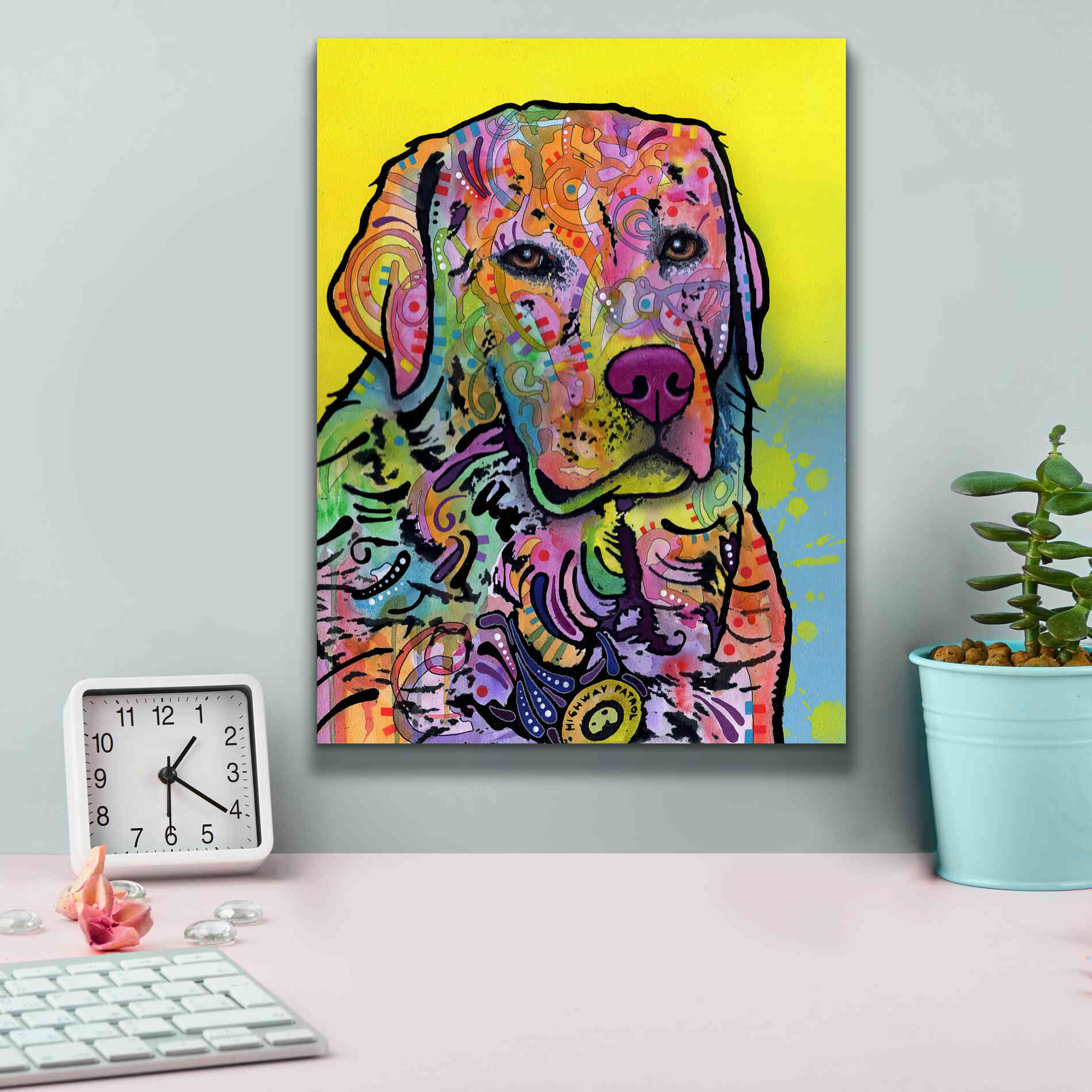 'Goose' by Dean Russo, Giclee Canvas Wall Art,12x16